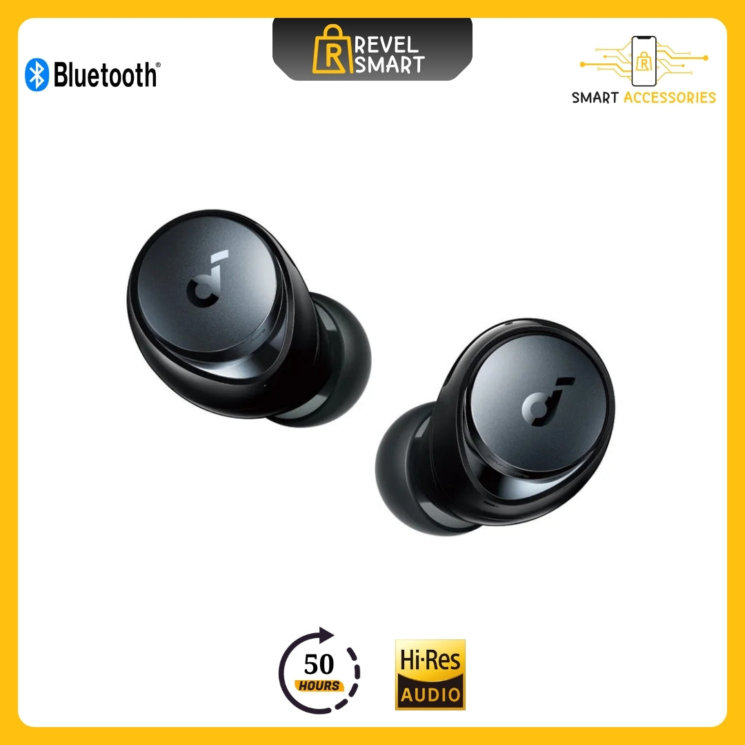 Soundcore, Wireless Earbuds, Version  Space A40, Supports Bluetooth, Playtime up to 50 Hours, Color Black
