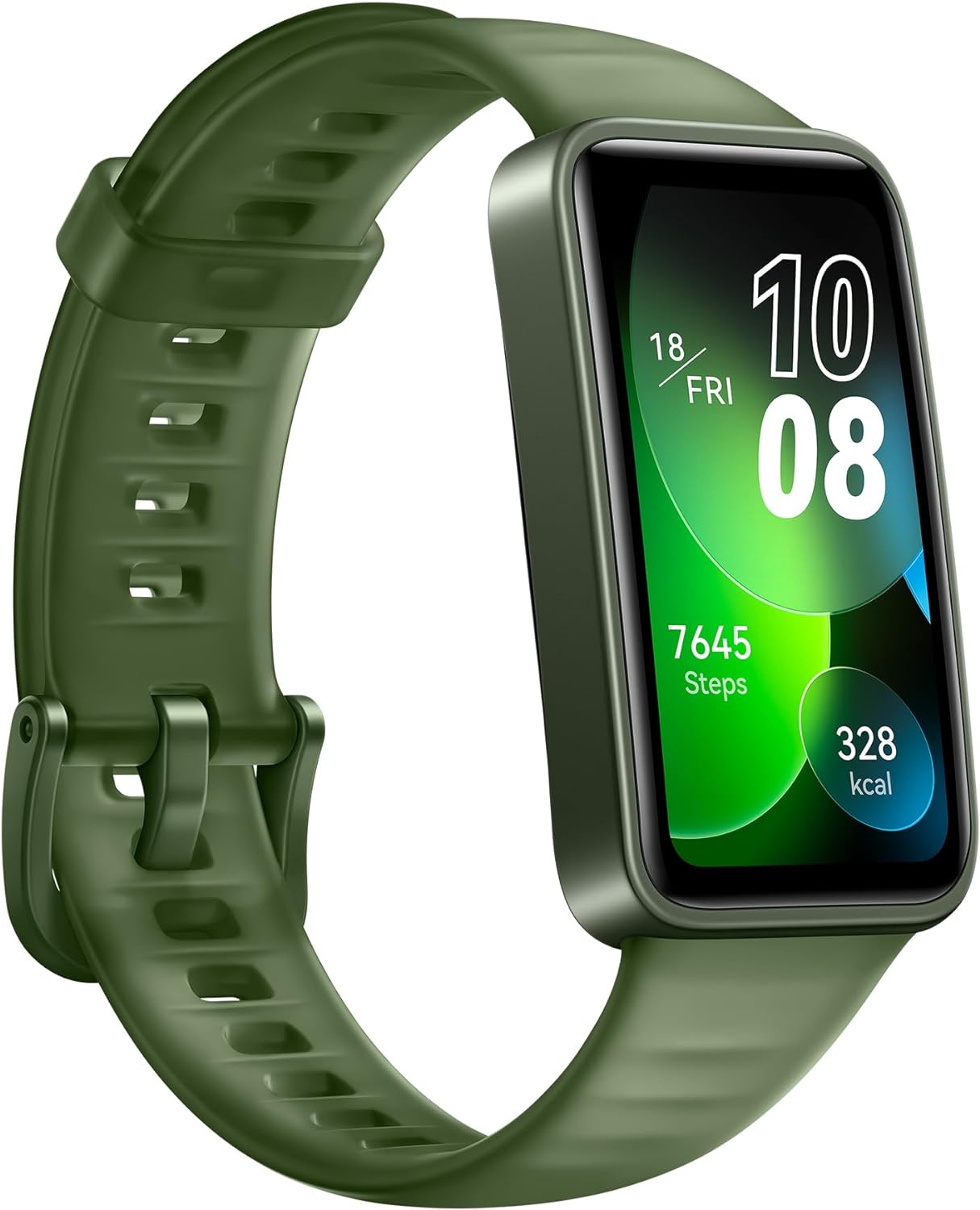 HUAWEI Band 8 Smart Watch, Ultra-thin Design, Scientific Sleeping Tracking, 2-week battery life, Compatible with Android & iOS, 24/7 Health Management, Green