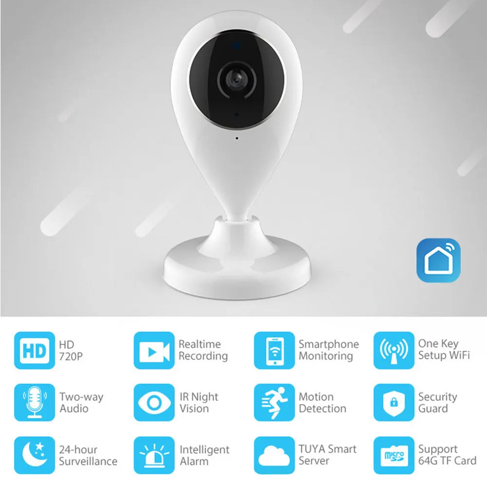 Security Camera Indoor WiFi, 720HD