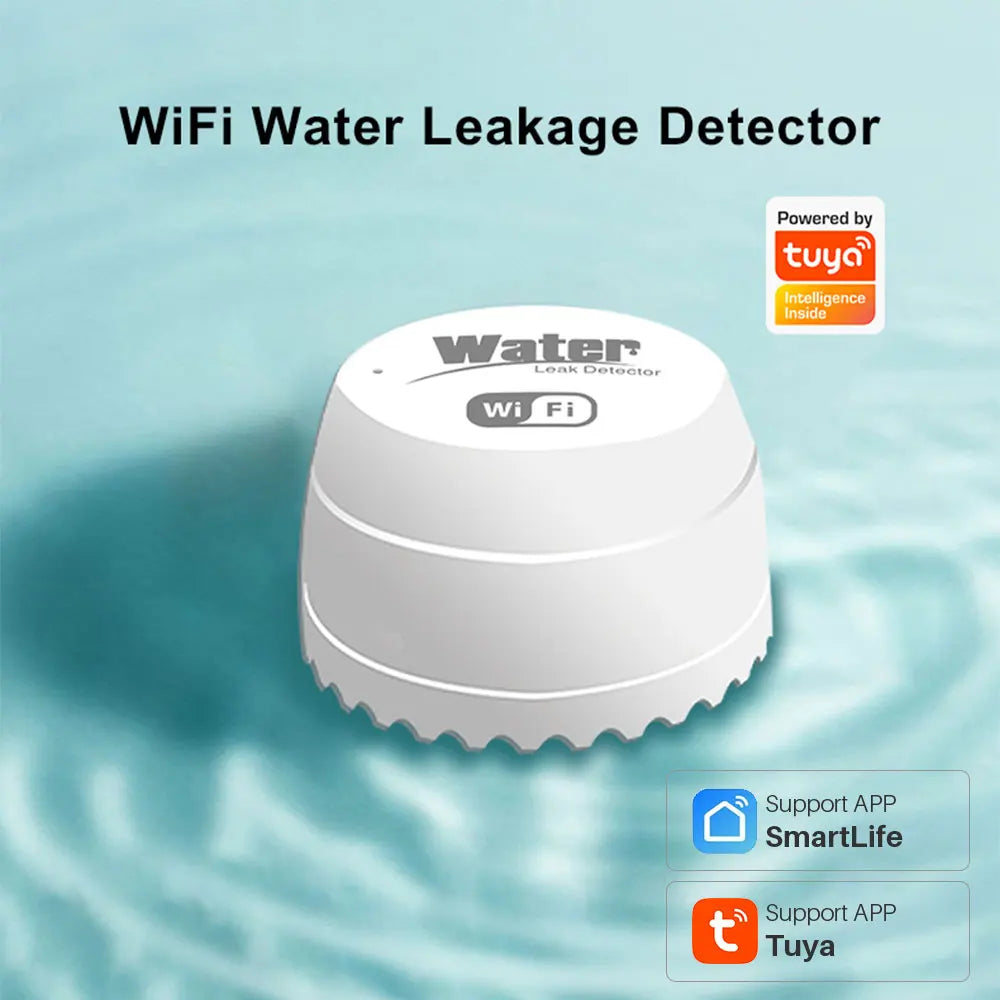 Smart Water Leakage Sensor, Support WiFi, With Alarm