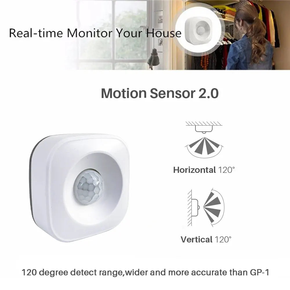 Motion Sensor WIFI, Sensitive angle 120°