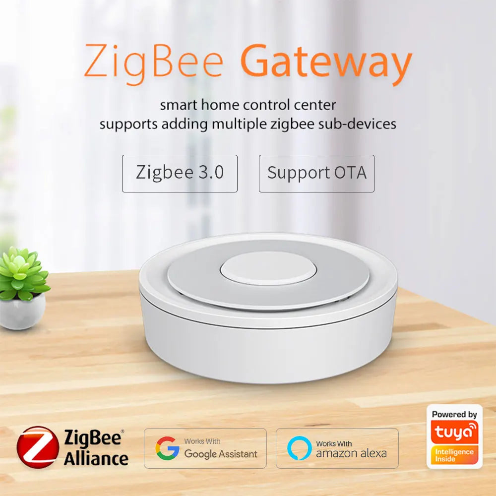 Smart Gateway Hub, Support ZigBee 3.0, Wired Remote Controller