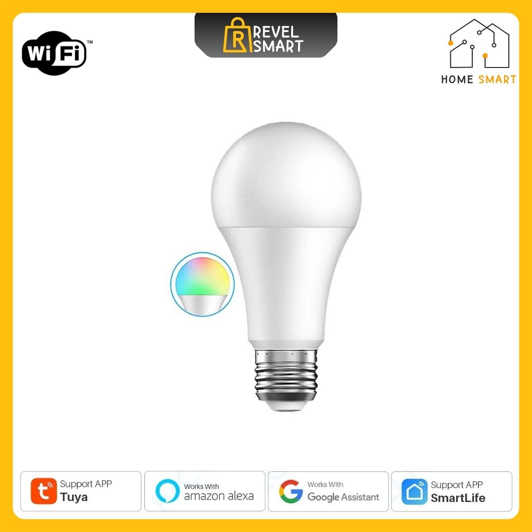 Smart Lighting Wi-Fi, LED, Lamp E27, Multiple colors