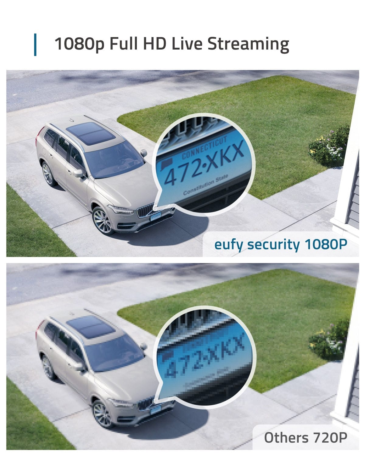 eufy eufy, Security Camera Outdoor, 1080p HD, version eufyCam2C, Camera 2 with Homebase 2