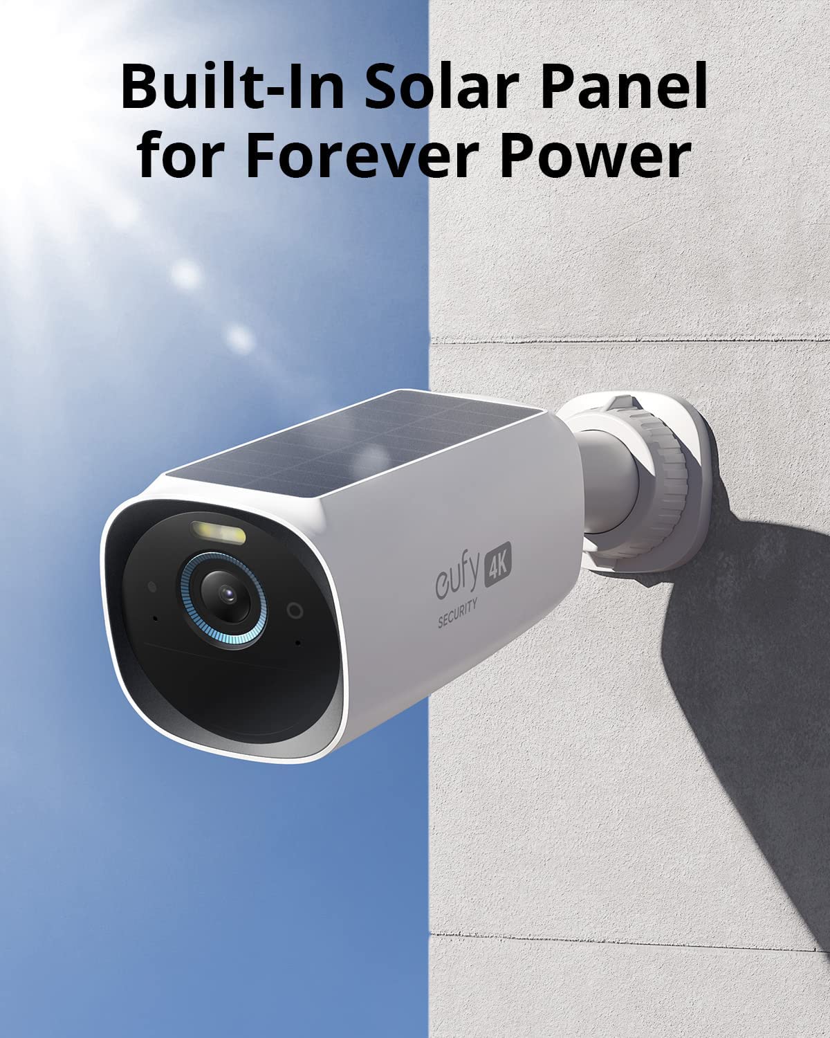 eufy eufy, Security Camera Outdoor, 4K, version eufyCam3, Camera 2 with HomeBase 3