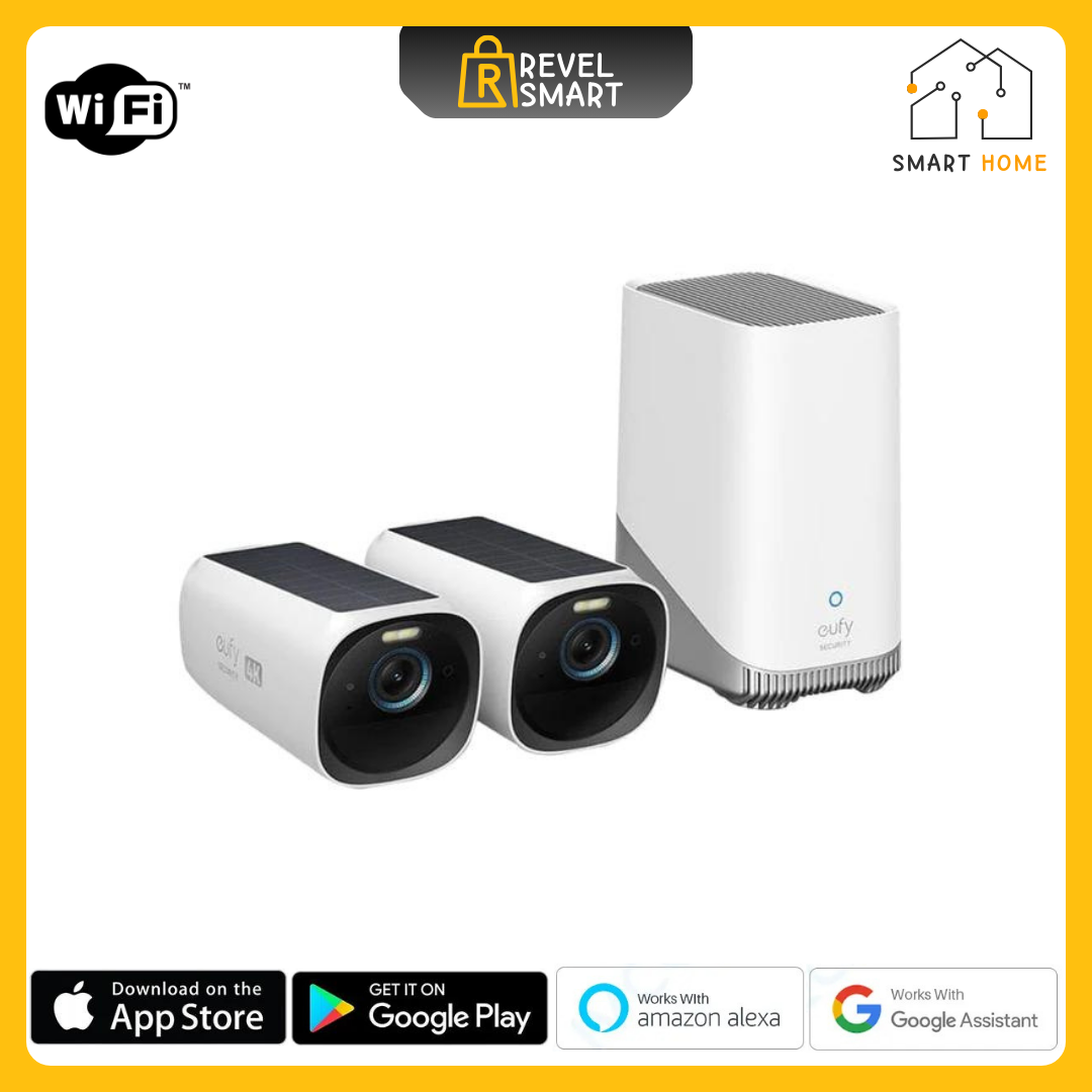 eufy Security eufycam3 Indoor/Outdoor 1-Camera 4K Battery-operated Bullet  Security Camera System in the Security Cameras department at