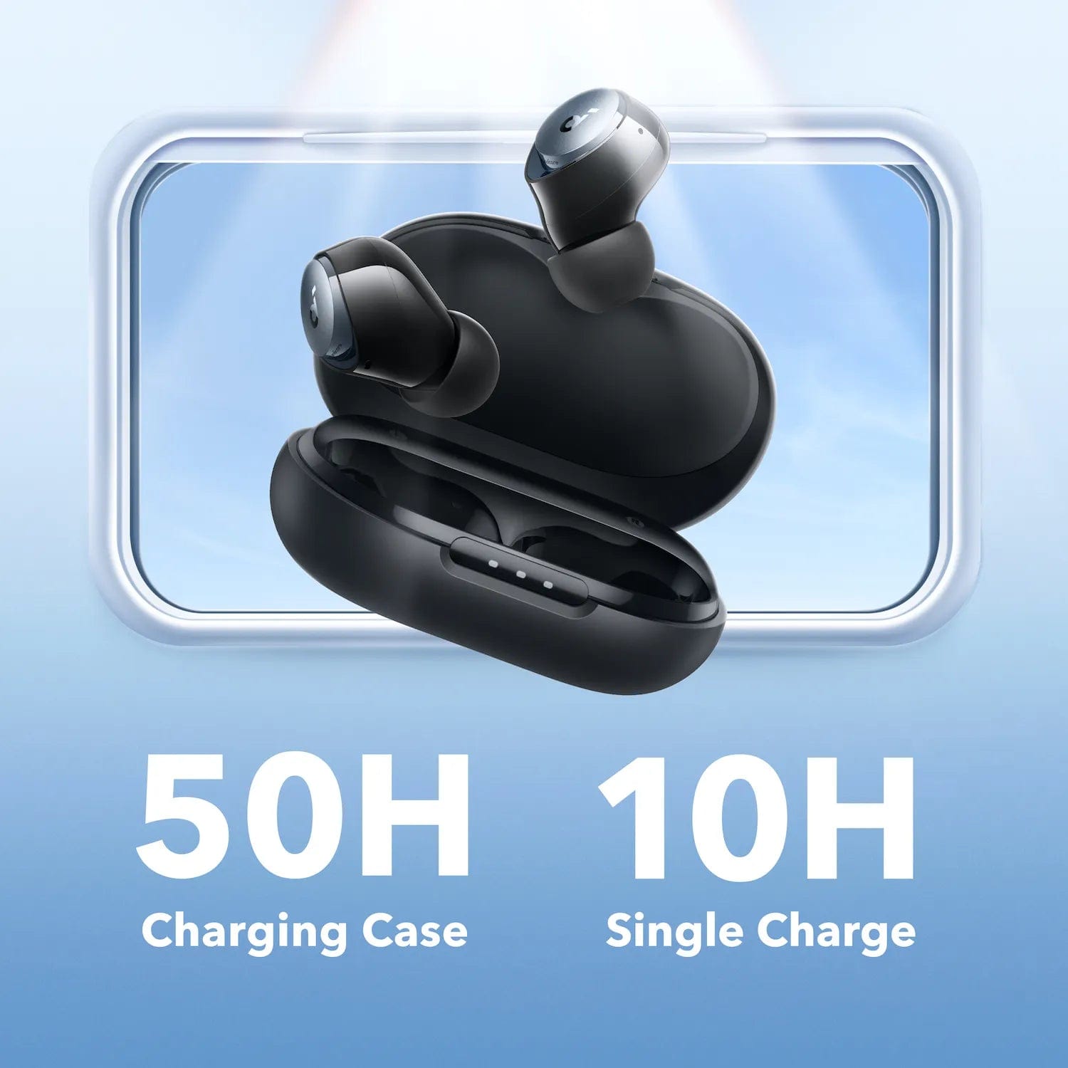 Soundcore China Soundcore, Wireless Earbuds, Version  Space A40, Supports Bluetooth, Playtime up to 50 Hours, Color Black