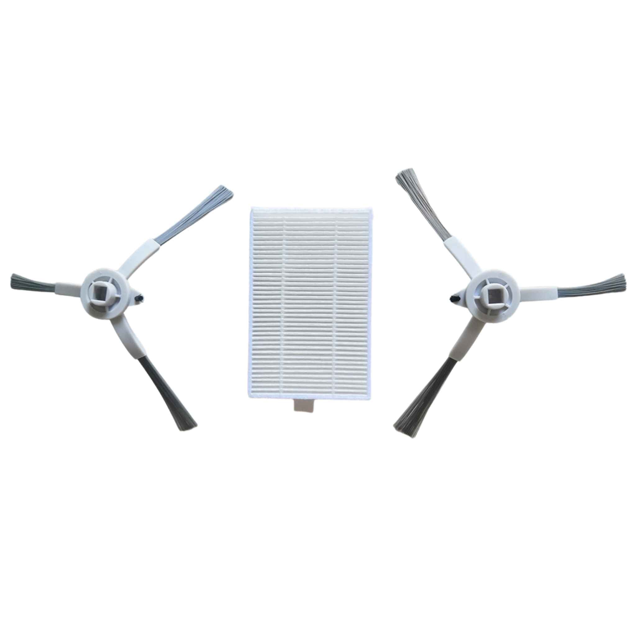 Brosse latérale et filtre HEPA pour aspirateurs robots ABIR X5, X6