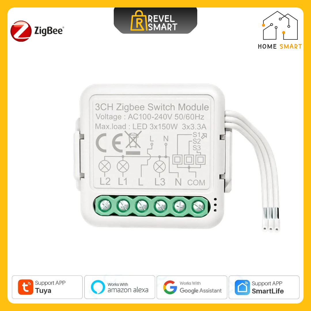 Switch Module ZigBee Smart, maxload 3A, Support Convert Ordinary Switch to Smart Switch