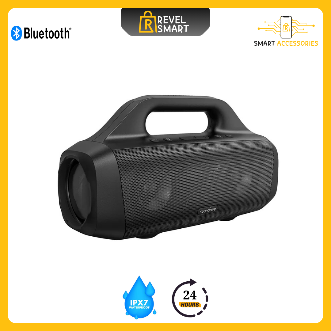 Soundcore, Wireless Speaker, Version Motion Boom, Supports Bluetooth 5.0, Playtime up to 24 Hours, Color Black