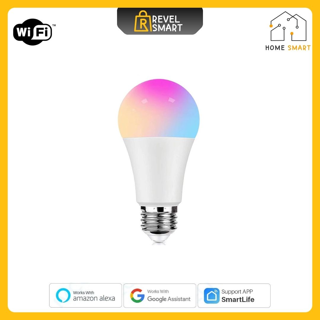Smart Lighting Wi-Fi, LED, Lamp E27, Multiple colors