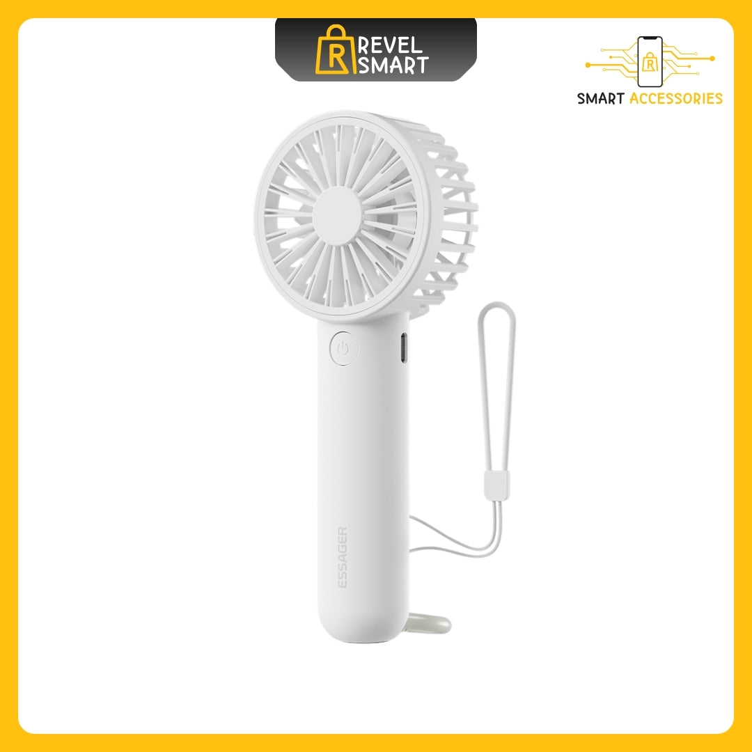 Portable Fan Mini , From Essager, F-055 Version, With Carabiner, Battery capacity 1200mA Rechargeable