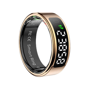 COLMI R12 Smart Ring with Display & Touch, Wireless Charging, 5ATM, Gold