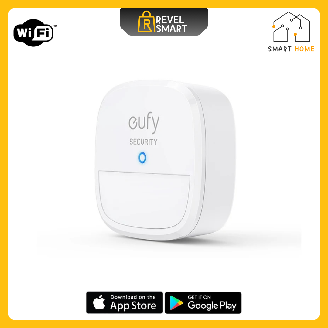 eufy, Security Motion Sensor, Security System Alarm 100°, Field View 9m Range, Need with HomeBase