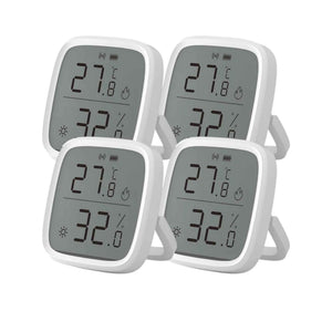 4PCS SONOFF SNZB-02D Zigbee LCD Smart Temperature & Humidity Sensor - Revel Smart