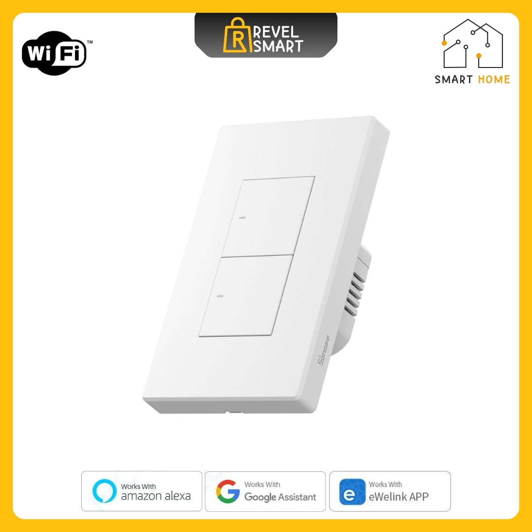 Smart Wall Switch, From SONOFF, M5 version, Supports WIFI, Maxload 10A