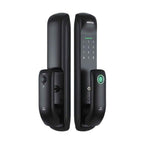 TTLock electronic mortise smart door lock with fingerprint keypad password and IC card access for wooden doors
