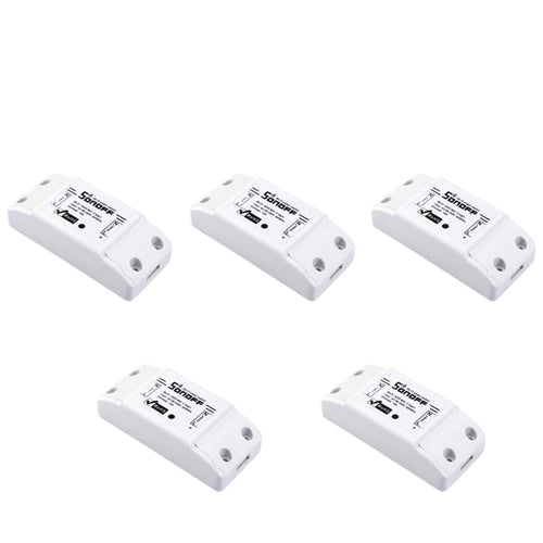 5PCS Sonoff WiFi Smart Switch - Revel Smart