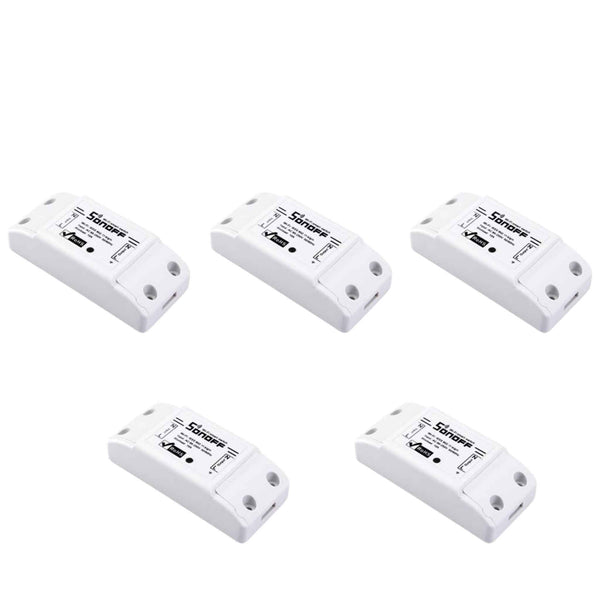 5PCS Sonoff WiFi Smart Switch - Revel Smart