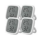 Lot de 4 capteurs intelligents de température et d’humidité SONOFF SNZB-02D Zigbee avec écran LCD