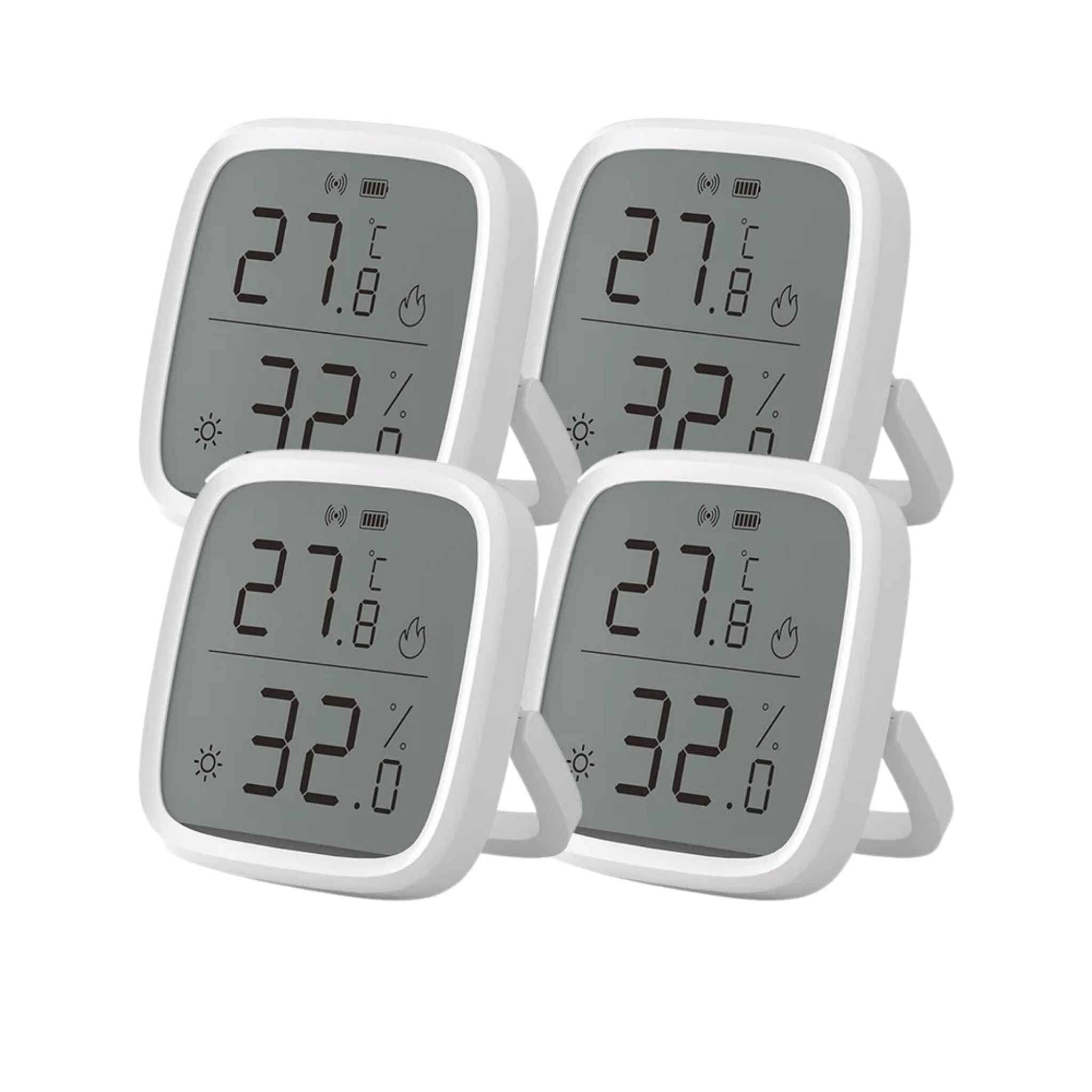 4PCS SONOFF SNZB-02D Zigbee LCD Smart Temperature & Humidity Sensor