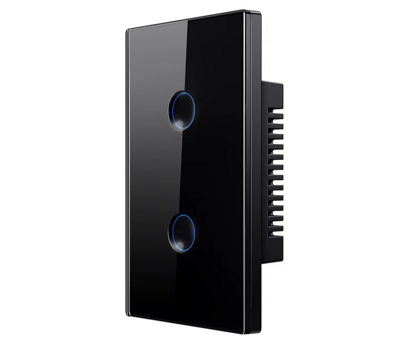 AVATTO Tuya WiFi smart groove touch light switch LTS02RD-US no neutral wire with RF433 remote and voice control
