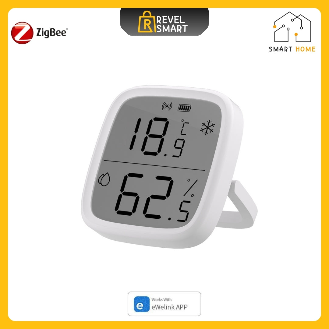 Temperature Humidity Sensor ZigBee, From SONOFF, SNZB-02D version, With LCD Screen