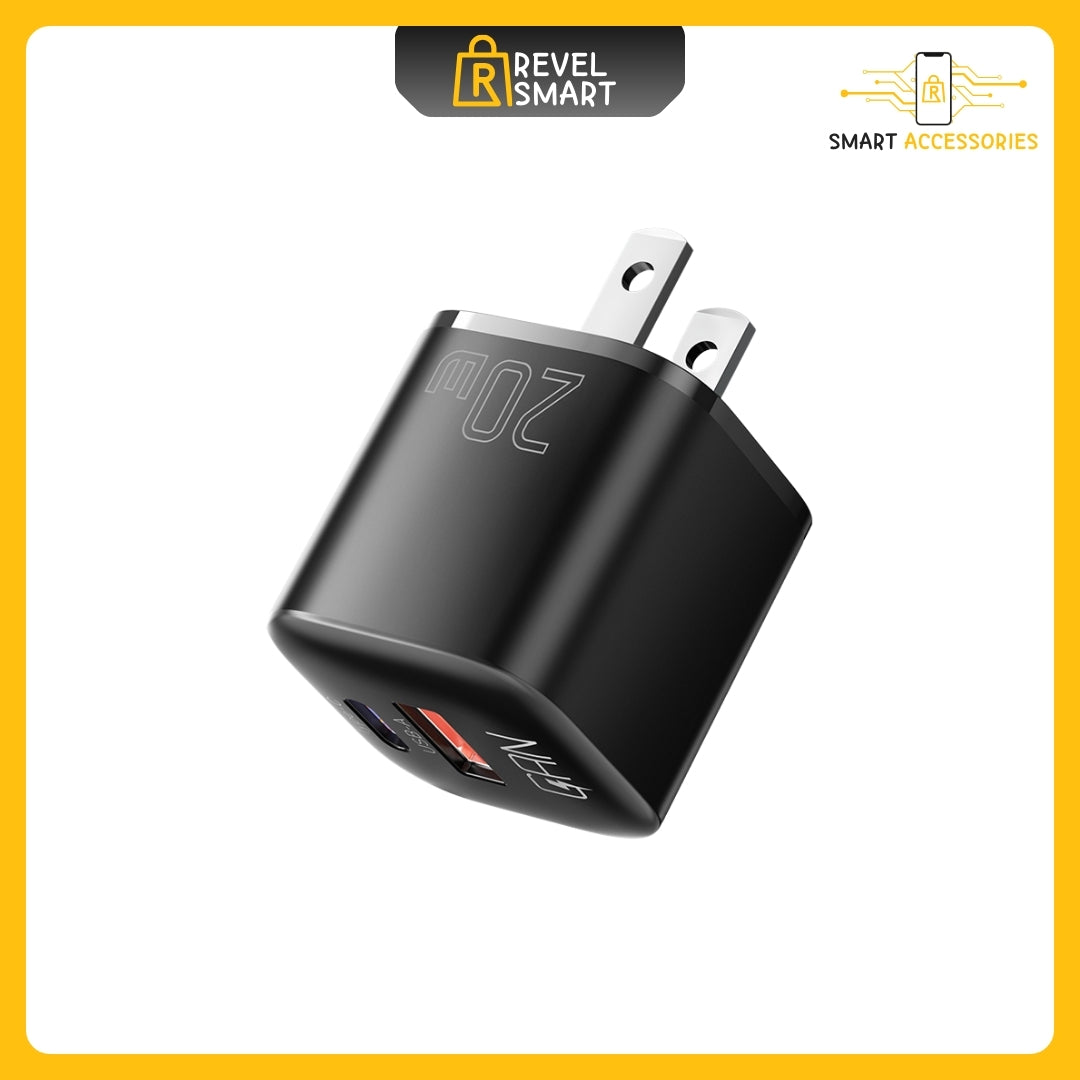 Wall Charger Plug, From Essager, Power 20W, USB Type C and USB A