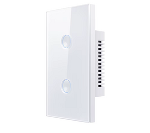 AVATTO Tuya WiFi smart groove touch light switch LTS02RD-US no neutral wire with RF433 remote and voice control
