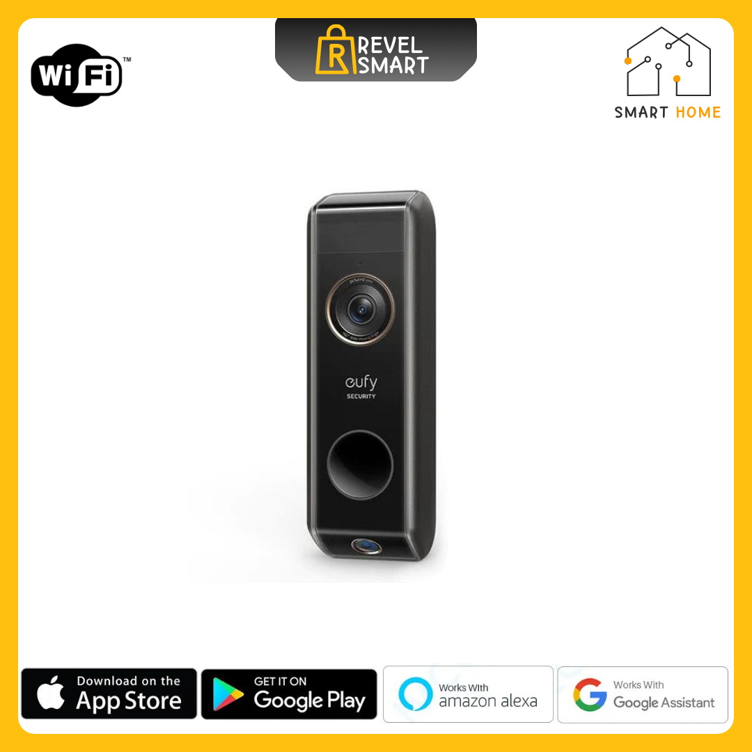 eufy, Security Video Doorbell Dual Camera, 2K, Need with HomeBase