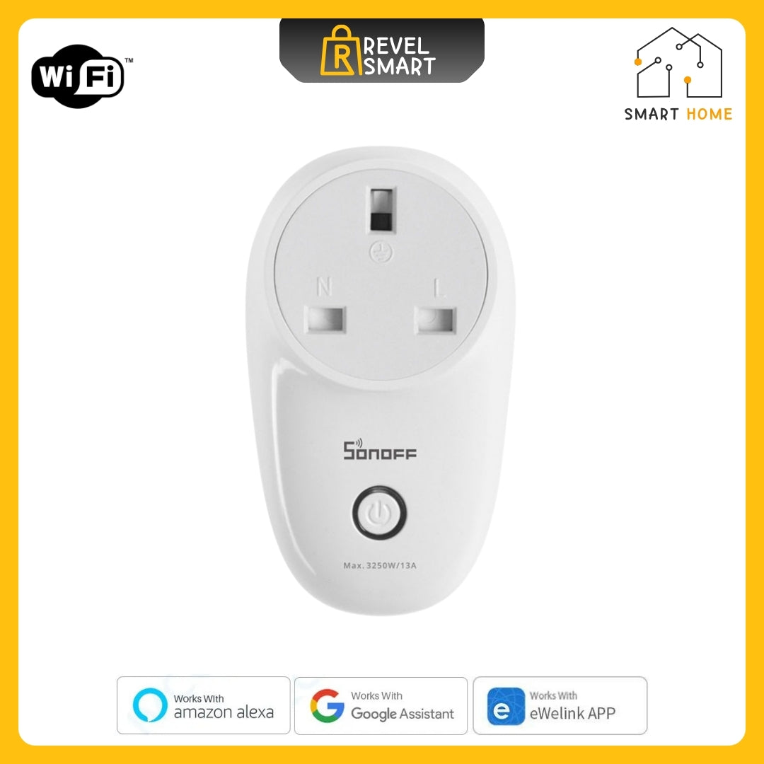 Smart Socket WiFi, From SONOFF, S26R2 version, maxload 13A