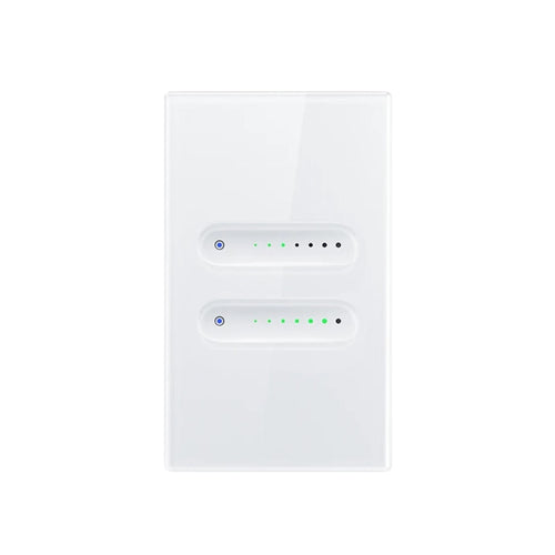 AVATTO Tuya WiFi smart dimmer touch light switch with glass panel and sliding brightness control
