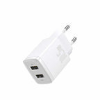 Baseus 10.5W Mini Dual USB Wall Charger for Travel and Daily Use
