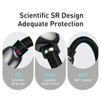 Baseus 100W USB-C to USB-C Display Fast Charging Cable with Power Monitor – E-Marker Chip, 5A Current, Zinc Alloy