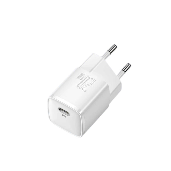 Baseus 20W Mini USB-C PD Fast Charger for iPhone 15/14/13/12 Series
