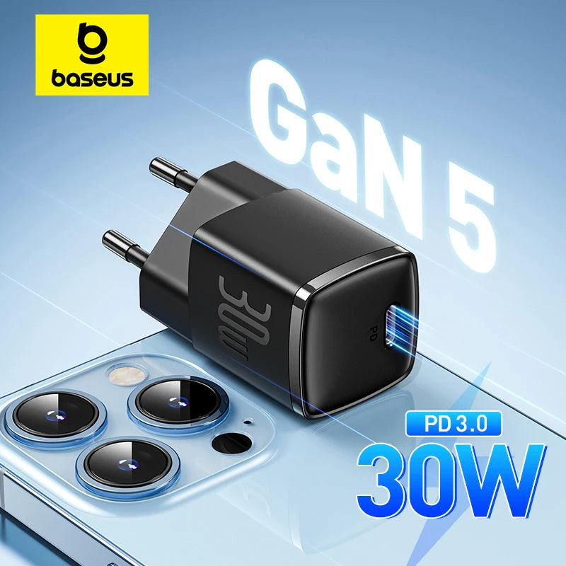 Baseus 30W GaN5 Fast Charger - Revel Smart