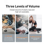 مؤقت Baseus Heyo Rotation Countdown Pro – مؤقت مطبخ رقمي LED مع ظهر مغناطيسي وإمكانية ضبط مستوى الصوت