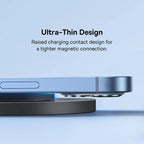 Baseus Simple 2 15W Wireless Charger – Ultra-Thin Transparent Qi Charging Pad for iPhone, Samsung, Huawei & More