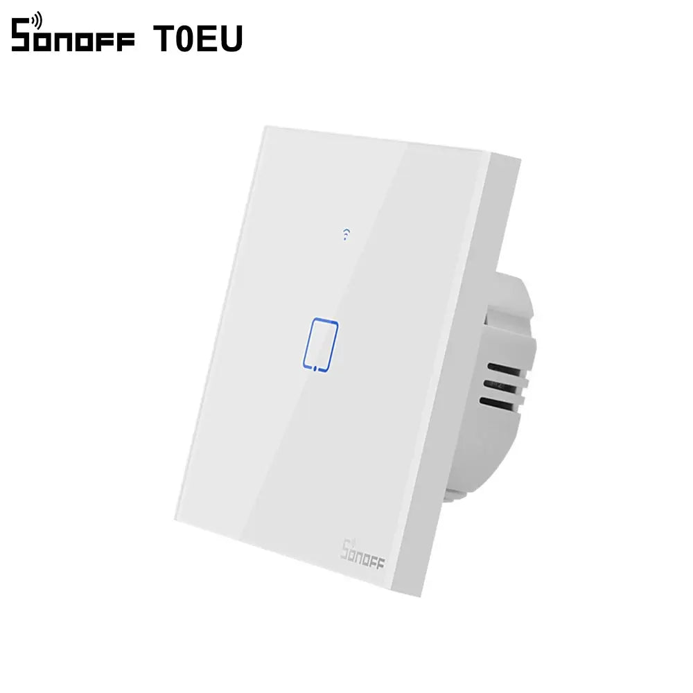 SONOFF T0EU WiFi Smart Wall Switch | Touch Control & Voice Control