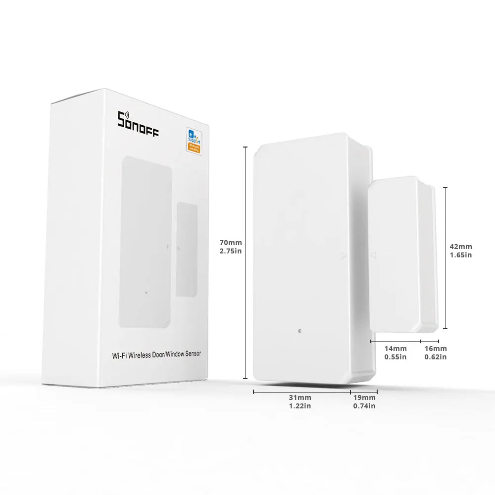 SONOFF DW2 Smart WiFi Door & Window Sensor – Real-Time Security Alerts