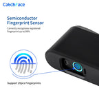 TTLock Fingerprint Smart U-Lock – Waterproof Anti-Theft Bike/Scooter Lock, USB Rechargeable