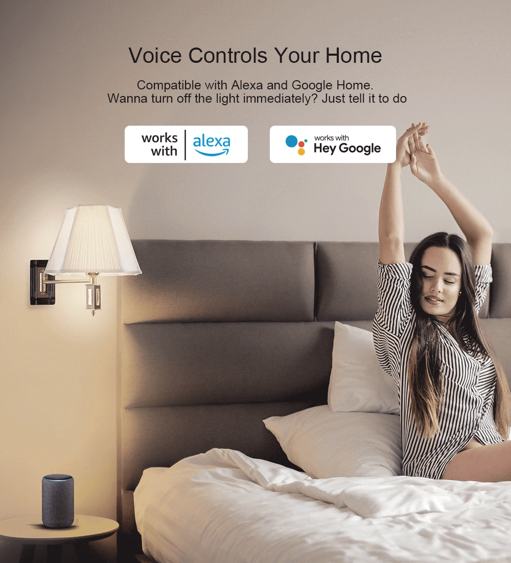 SONOFF 4CH PRO R3 WiFi- og RF-smart-lyskontakt – 4-kanals fjernbetjent modul, kompatibel med Alexa og Google Home