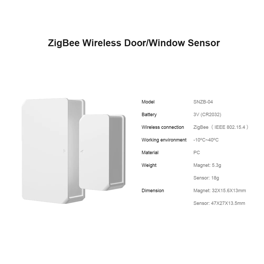 مستشعر حركة الباب من SONOFF، يدعم Zigbee، إصدار SNZB-04