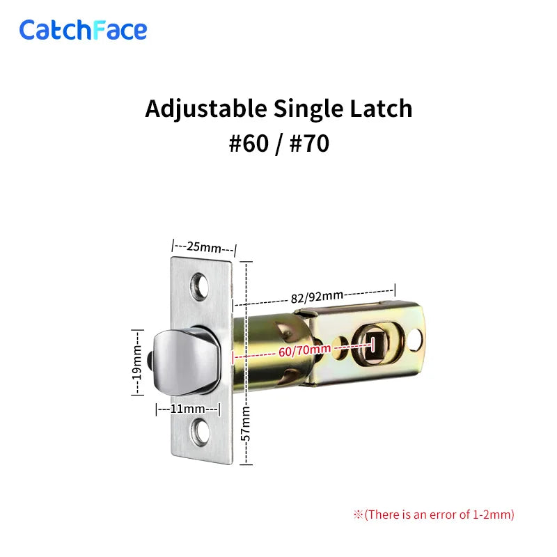 TTLock Smart Door Lock – Fingerprint Touchscreen Keypad, Card & App Access, Satin Nickle