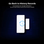 SONOFF DW2-RF Wireless Door Window Sensor App Notification Alerts For Smart Home Security Alarm Works With SONOFF RF Bridge