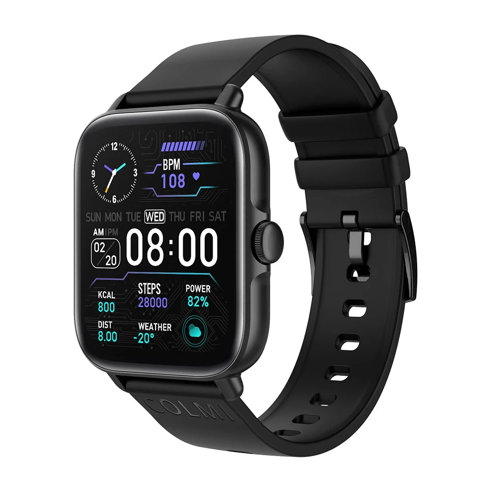 COLMI P28 Plus Smart Watch with Bluetooth calling and fitness monitoring
