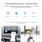 SONOFF 4CH PRO R3 WiFi & RF Smart Light Switch – 4 Gang Remote Control Module, Works with Alexa & Google Home