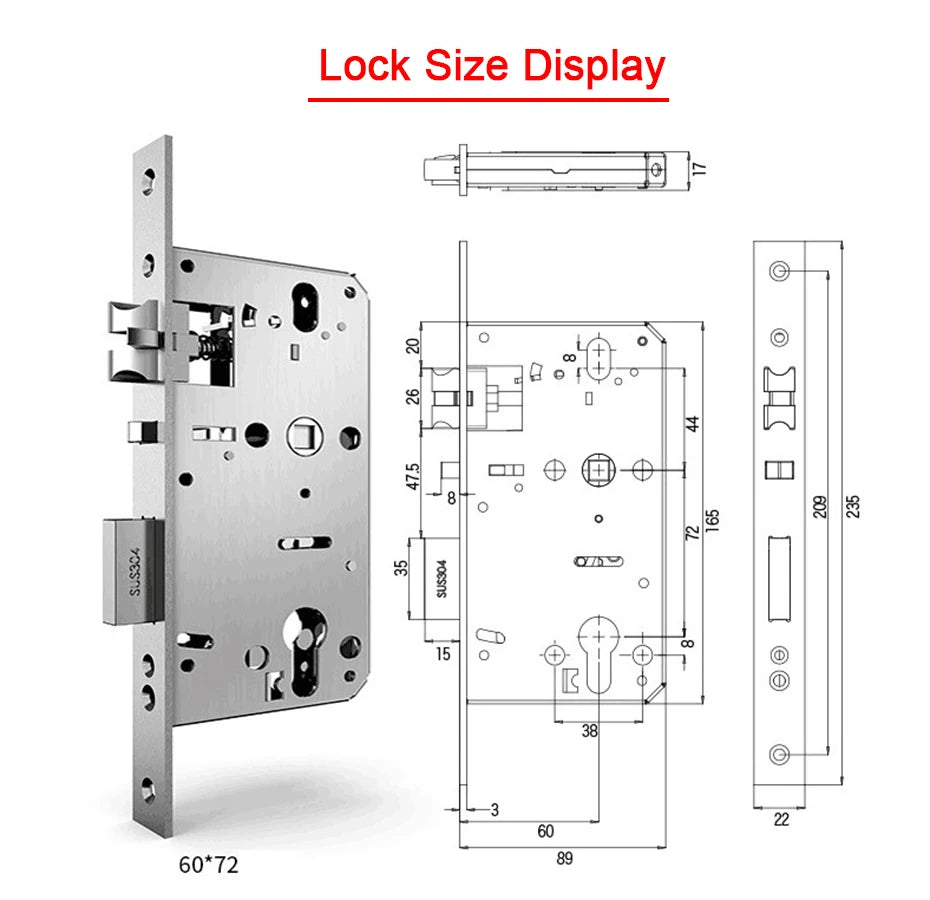 Smart Door Lock, from YRHAND, Made of Zinc Alloy, Gold Color