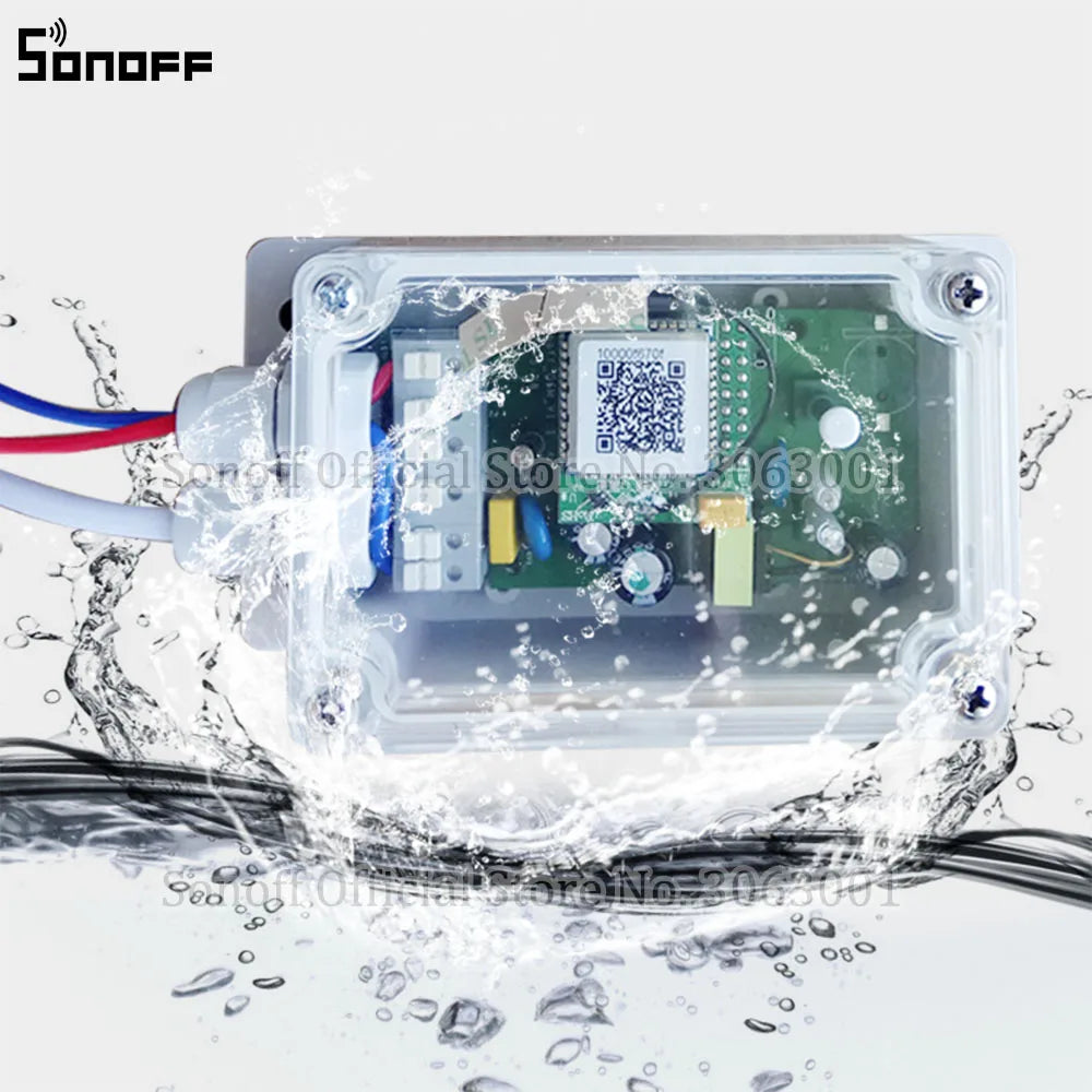SONOFF IP66 vattentät kopplingsdosa – dammtätt & vädertåligt hölje för SONOFF smarta brytare