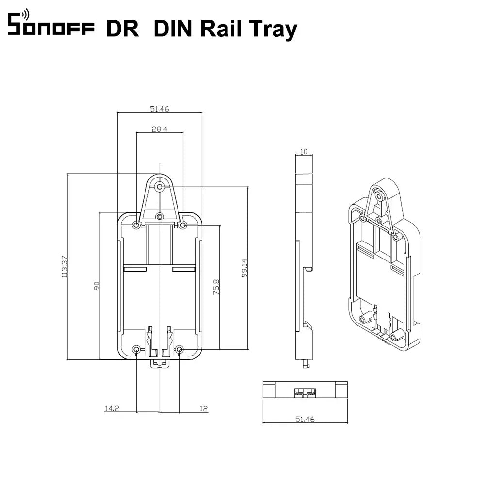 Sonoff DR DIN Rail Tray for Sonoff Smart Switches